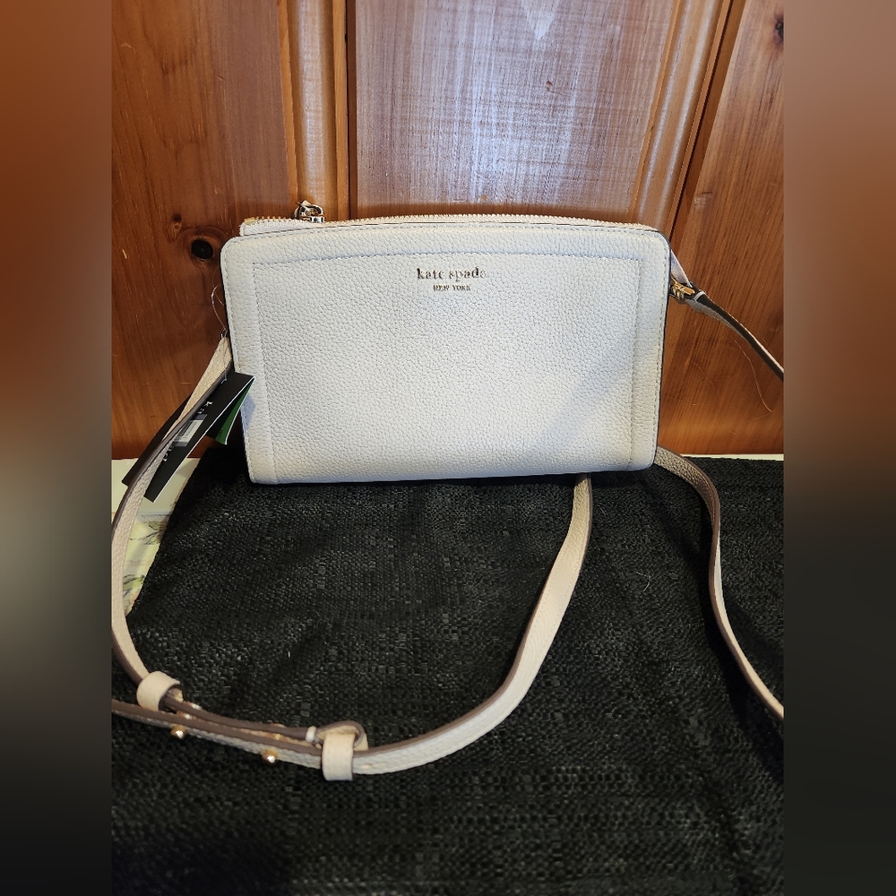 Kate Spade Light Cream Crossbody Bag